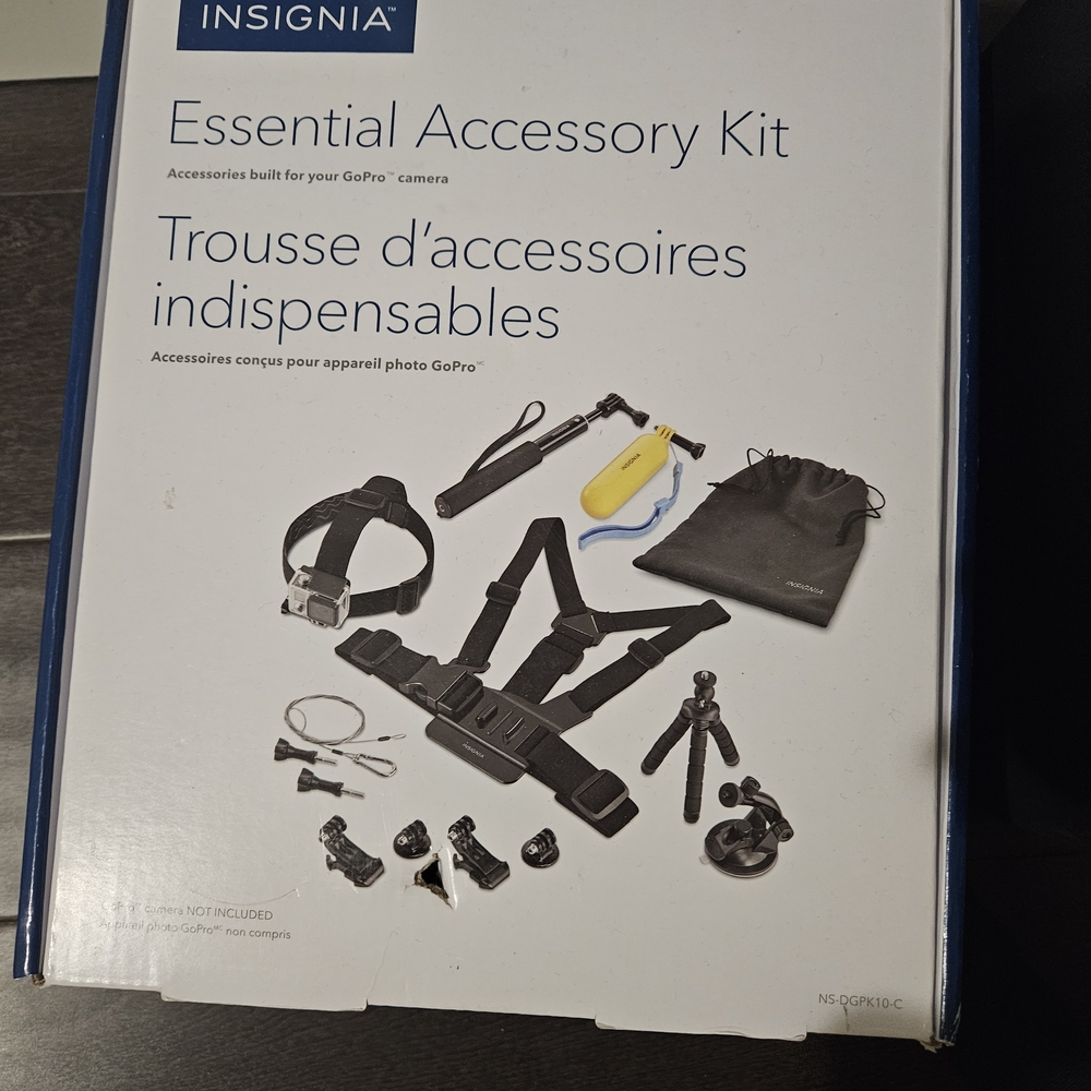 Insignia Essential Accessory Kit for GoPro - Black